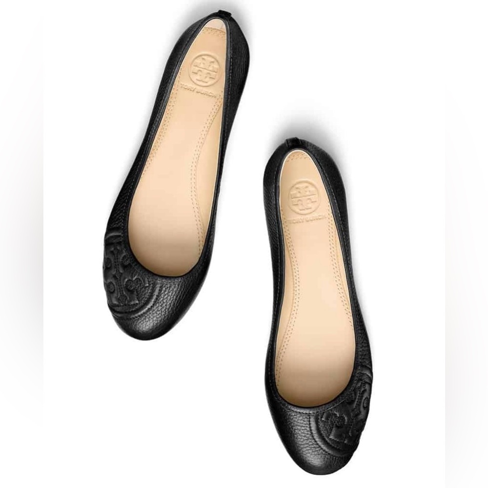 Tory Burch Ruby Ballet Flats Black size 9